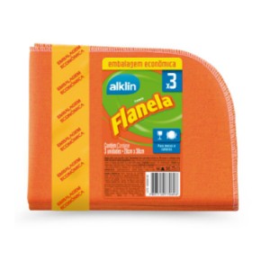ALK FRANELA 28x28cm pack x 3u ALK7069